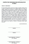Petição Padrão Contrato de Concessão para Exploração de Patente