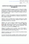 Modelo de Contrato de Comodato de Mercadoria de Prazo Determinado