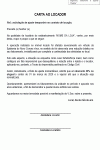 Petição Padrão Carta ao Locador - Covid-19