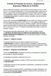 Modelo Contrato de Prestação de serviços - Engenharia de Segurança e Medicina do Trabalho