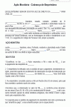 Modelo de Termo de Ação Monitória - Cobrança de Empréstimo