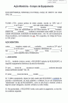 Modelo de Termo de Ação Monitória - Compra de Equipamento