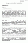 Modelo de Termo Alteração de Contrato Social - Saída de Sócio