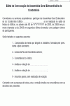 Modelo de Termo Edital de Convocação de Assembleia Geral Extraordinária de Condomínio