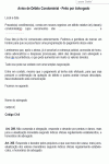 Termo Padrão de Aviso de Débito Condominial - Feito por Advogado