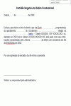 Modelo de Termo Certidão Negativa de Débito Condominial