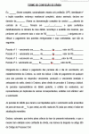 Termo Padrão para Confissão de Dívida - Parcela - Testemunha - Data de pagamento