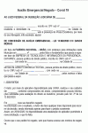 Modelo de Termo de Ação Auxílio Emergencial Negado – Covid 19