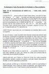 Modelo de Termo de Contestação à Ação Declaratória de Nulidade ou Desconstitutiva