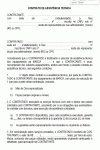 Modelo de Termo de Contrato de Assistência Técnica