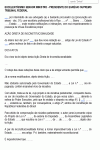 Modelo de Termo de Ação Direta de Inconstitucionalidade de Lei Estadual