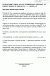 Modelo de Termo de Agravo de Instrumento Competência dos Tribunais Trabalhistas para Negar Seguimento