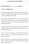 Carta Padrão de Intenção de Compra de Empresa