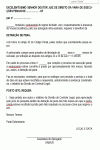 Termo Padrão de Petição Pedido de Retração da Pena Análise da Divisão de Controle Legal