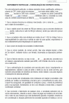 Modelo de Contrato Instrumento Particular Consolidação de Contrato Social