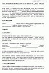 Modelo de Termo de Petição Inicial Ação Monitória Cheque