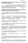 Modelo de Termo de Petição Pedido de Relaxamento de Priso em Flagrante