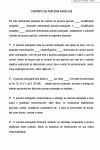 Modelo de Contrato de Parceria Agrícola