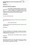 Modelo de Termo de Petição Execução de Prestação Alimentícia Justificação