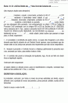 Termo Padrão de Petição Declaração e Decretação de Dissolução de Sociedade Comercial