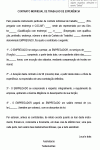 Contrato Individual Padrão para Trabalho de Experiência - Prazo Determinado e Indeterminado