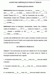 Contrato Padrão para Acordo para Compensação de Horas de Trabalho - Horas Trabalhadas