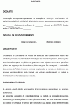 Modelo de Contrato Termo de Prestação de Serviço de monitoramento e controle de acesso