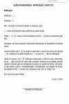 Modelo de Notificação Ações Possessórias - NOVO CPC