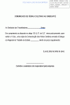 Comunicado de Concessão de Férias Coletivas a Sindicato de Trabalhadores