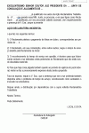 Modelo de Petição Ação Declaratória Incidental de Tempo de Serviço