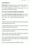 Modelo de Petição Inicial Pensão por Morte Retroação da DIB - Inocorrência da Prescrição Contra Absolutamente Incapaz