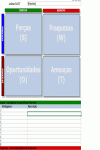 Modelo de Planilha de Análise SWOT - Forças Oportunidades Fraquezas Ameaças - Formulário Simples e Fácil