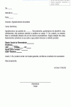 Termo Padrão de Carta de Agradecimento por Pedido e Comunicado de Impossibilidade de Atender Pedidos no Varejo e Indicação de Representante - Modelo Simples