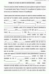 Modelo de Termo de Cessão de Direitos Hereditários - Legado