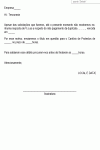 Modelo de Cobrança de Débito em Atraso com Comunicado de Envio de Título a Protesto no Prazo de 48 horas - Modelo Simples