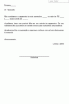 Modelo de Comunicação de Débito em Atraso Possivelmente Causado por Falha em Sistema - Modelo Simples