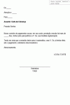 Modelo de Envio de Carta de Cobrança - Modelo Simples