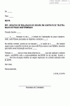 Carta Padrão de Negativa de Realização de Seguro em Contrato de Teletrabalho de Prazo Indeterminado - Modelo Simples