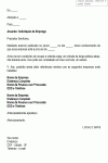 Termo Padrão de Candidatura a Emprego Anunciado em Jornal com Indicação de Referências - Modelo Simples