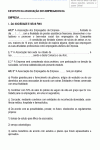 Modelo de Estatuto de Associação de Empregados - Modelo Simples