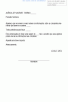 Termo Padrão de Pedido de Informações sobre Companhia que Realiza Cruzeiros Marítimos - Modelo Simples