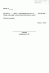 Modelo de Resposta a Carta Informando Férias- Modelo Simples