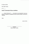 Memorando Padrão Comunicando Falta de Funcionária - Modelo Simples