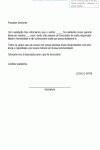 Termo Padrão de Resposta Positiva Gerente Financeiro - Modelo Simples