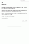 Termo Padrão de Término de Contrato de Manutenção - Modelo Simples