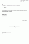 Modelo de Requerimento para Dispensa de Contratos Anteriores - Modelo Simples