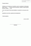 Solicitação Padrão de Informações sobre um Gerente Financeiro - Modelo Simples