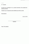 Modelo de Solicitação de Ficha Cadastral Resposta - Modelo Simples