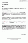 Carta Padrão Exigindo Atendimento de Emergência Contrato de Assistência Médica - Modelo Simples