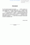 Procuração Padrão para Abertura e Fechamento de Água de Prédio em Construção - Modelo Simples